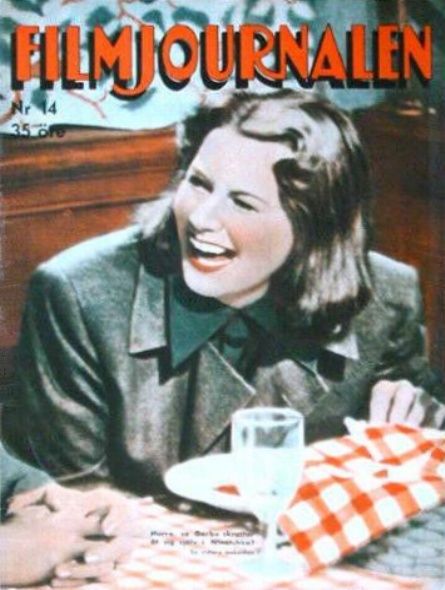 FILMJOURNALEN magazine side cover Issue 14  1940