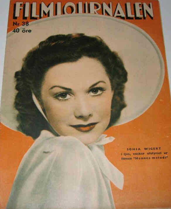 FILMJOURNALEN magazine side cover Issue 38  1940