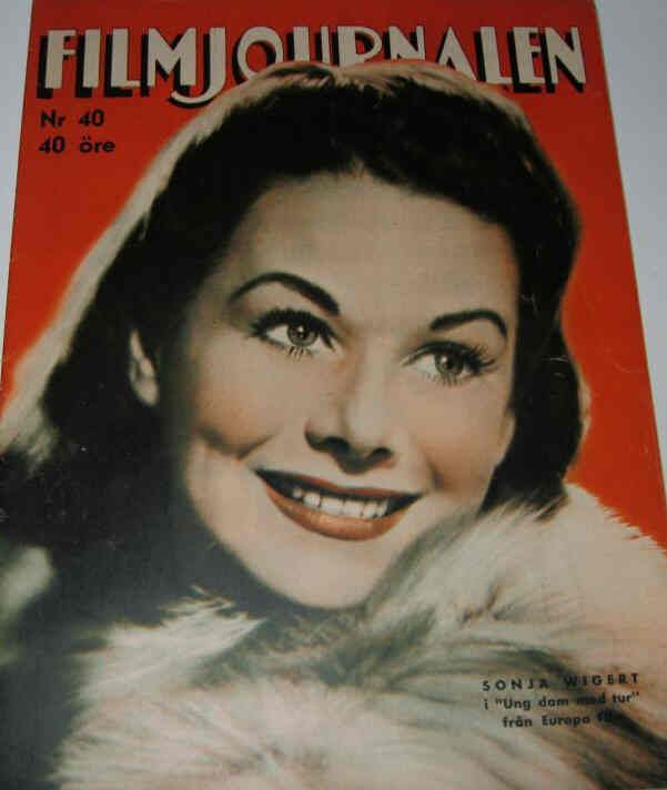 FILMJOURNALEN magazine side cover Issue 40  1941