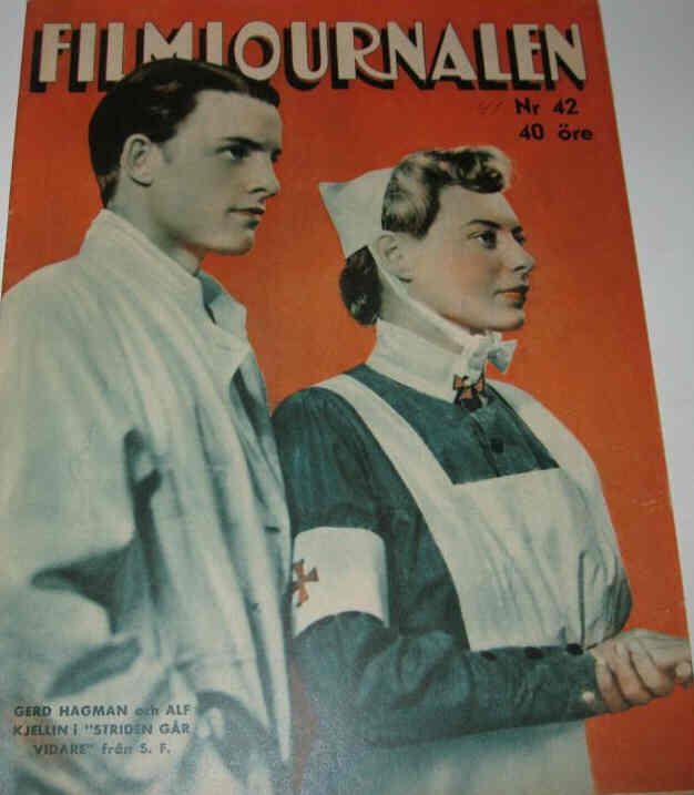 FILMJOURNALEN magazine side cover Issue 42  1941