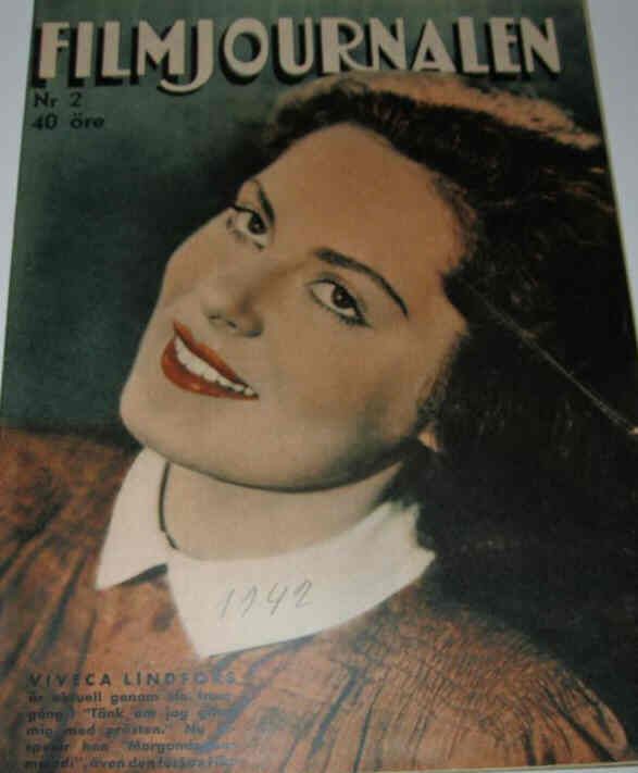 FILMJOURNALEN magazine side cover Issue 2  1942