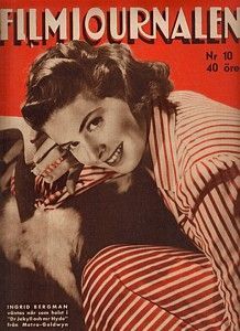 FILMJOURNALEN magazine side cover Issue 10  1942