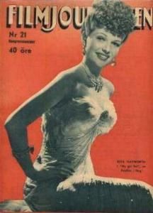FILMJOURNALEN magazine side cover Issue 21  1942