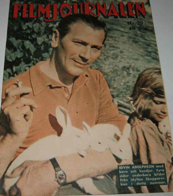 FILMJOURNALEN magazine side cover Issue 29  1942