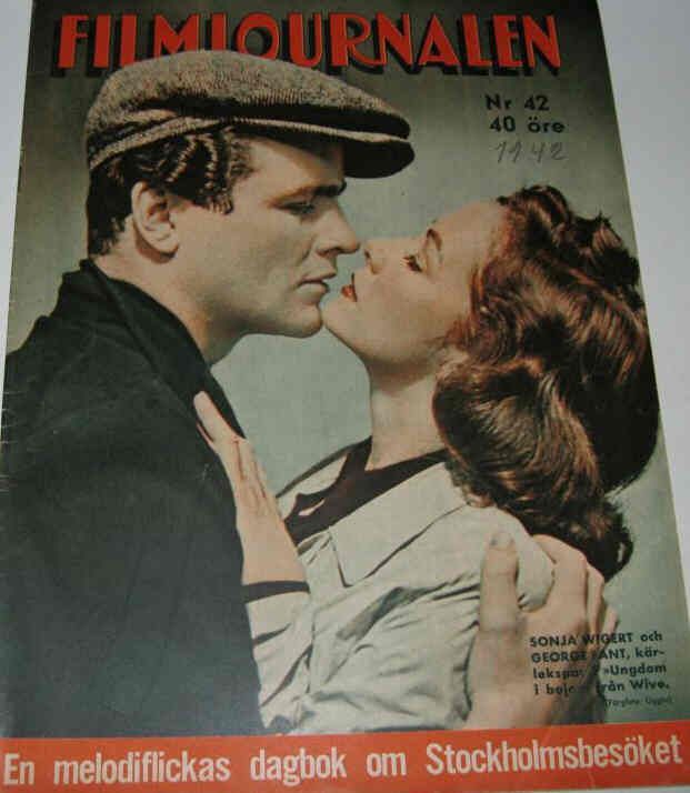 FILMJOURNALEN magazine side cover Issue 42  1942