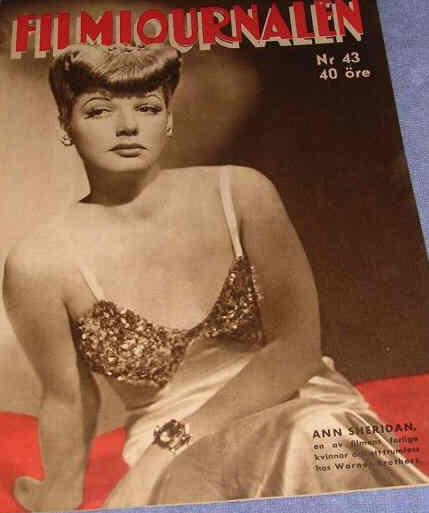 FILMJOURNALEN magazine side cover Issue 43  1942