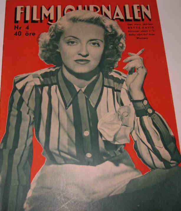 FILMJOURNALEN magazine side cover Issue 4  1943