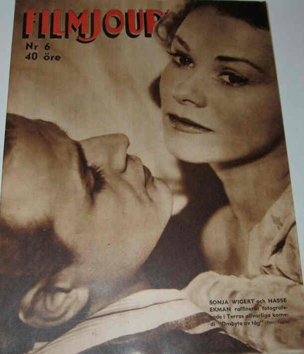 FILMJOURNALEN magazine side cover Issue 6  1943