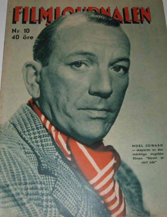 FILMJOURNALEN magazine side cover Issue 10  1943