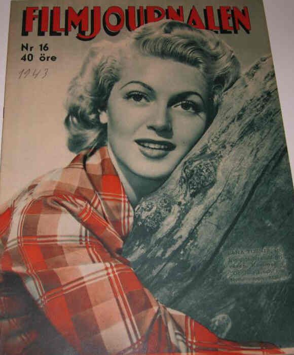 FILMJOURNALEN magazine side cover Issue 16  1943