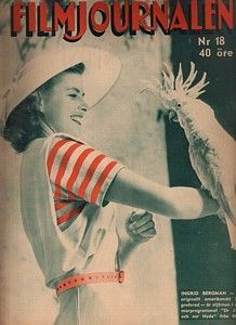 FILMJOURNALEN magazine side cover Issue 18  1943