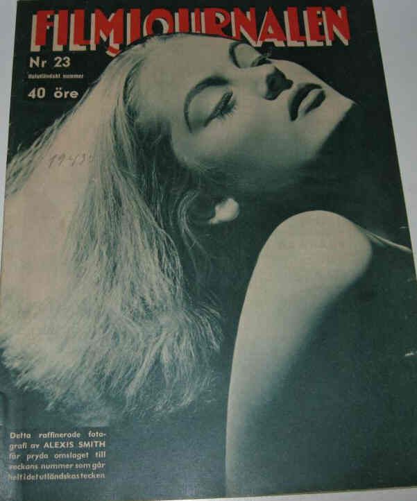 FILMJOURNALEN magazine side cover Issue 23  1943