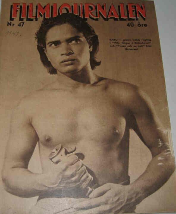 FILMJOURNALEN magazine side cover Issue 47  1943