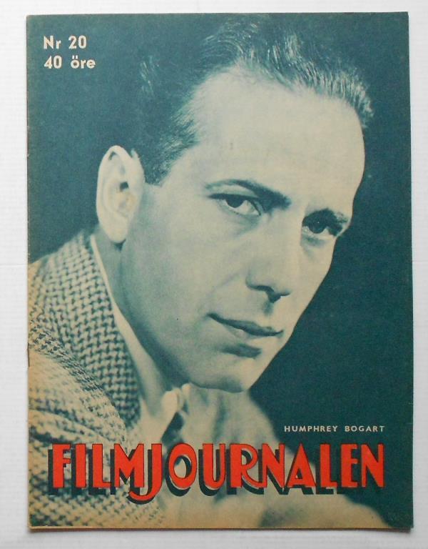 FILMJOURNALEN magazine side cover Issue 20  1944