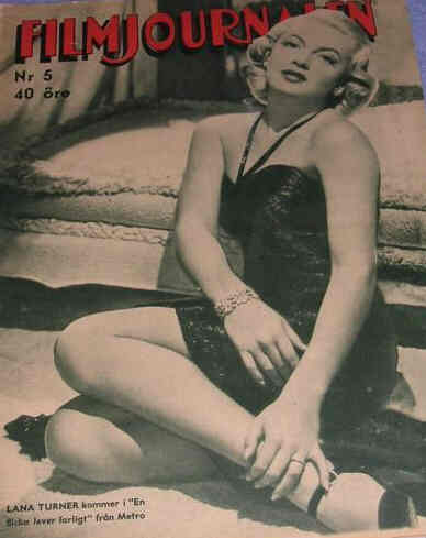 FILMJOURNALEN magazine side cover Issue 5  1944