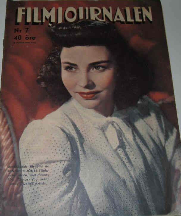 FILMJOURNALEN magazine side cover Issue 7  1945