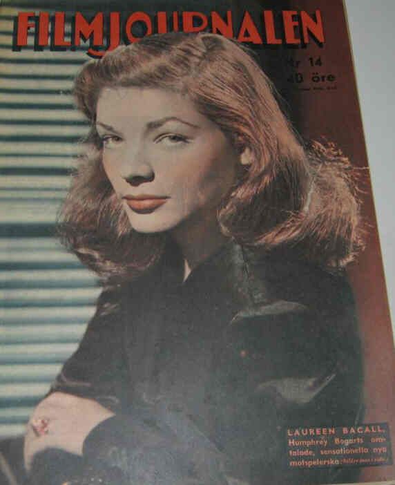 FILMJOURNALEN magazine side cover Issue 14  1945