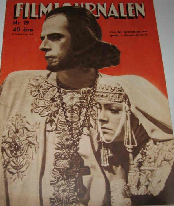 FILMJOURNALEN magazine side cover Issue 19  1945