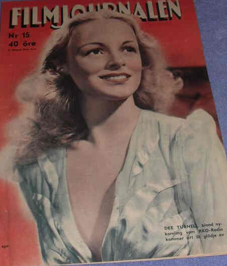 FILMJOURNALEN magazine side cover Issue 15  1945