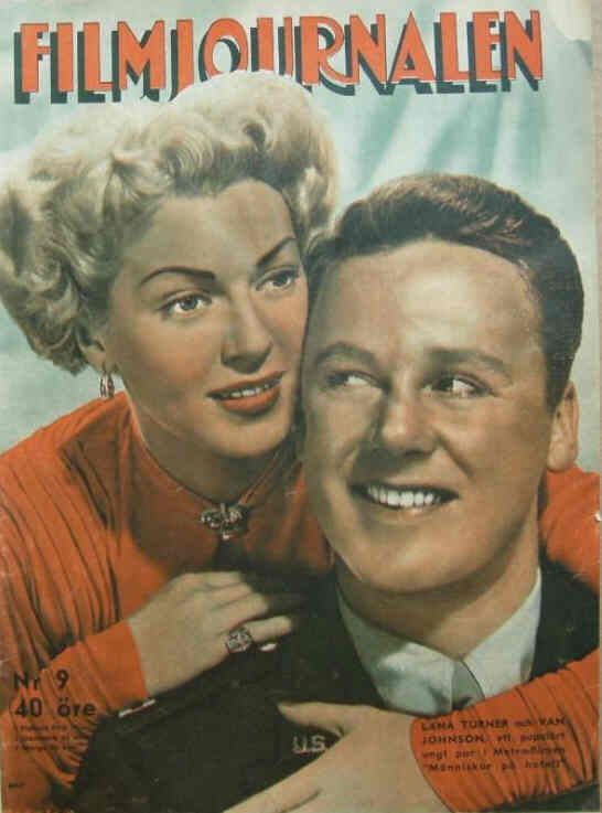FILMJOURNALEN magazine side cover Issue 9  1946