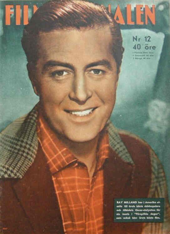 FILMJOURNALEN magazine side cover Issue 12  1946