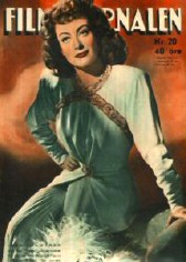 FILMJOURNALEN magazine side cover Issue 20  1946