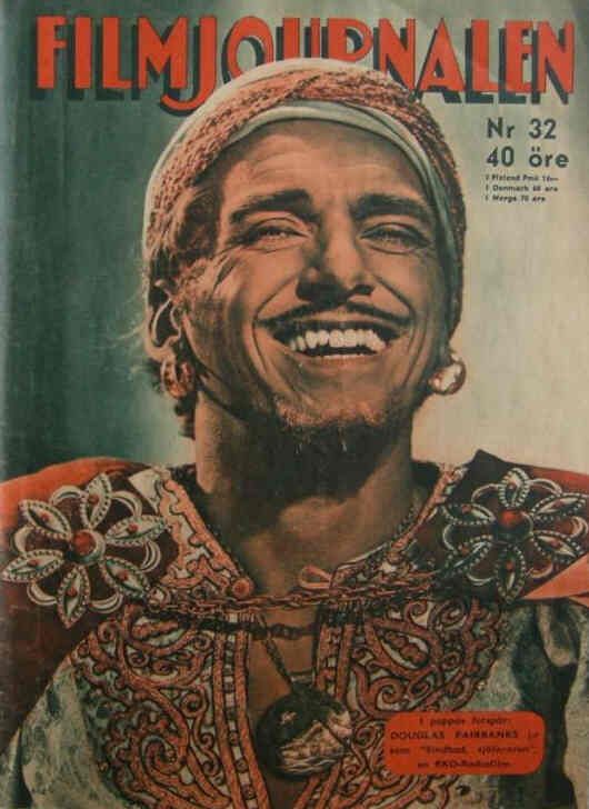 FILMJOURNALEN magazine side cover Issue 32  1946