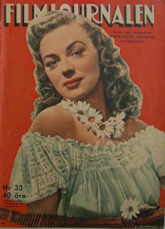 FILMJOURNALEN magazine side cover Issue 33  1946