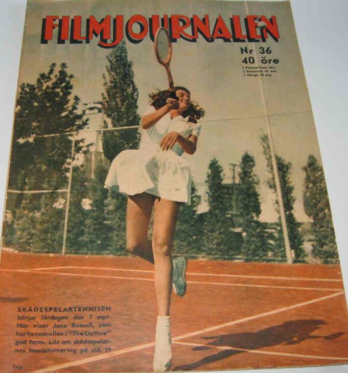 FILMJOURNALEN magazine side cover Issue 36  1946