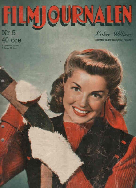 FILMJOURNALEN magazine side cover Issue 5  1947