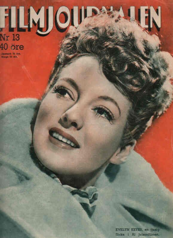 FILMJOURNALEN magazine side cover Issue 13  1947