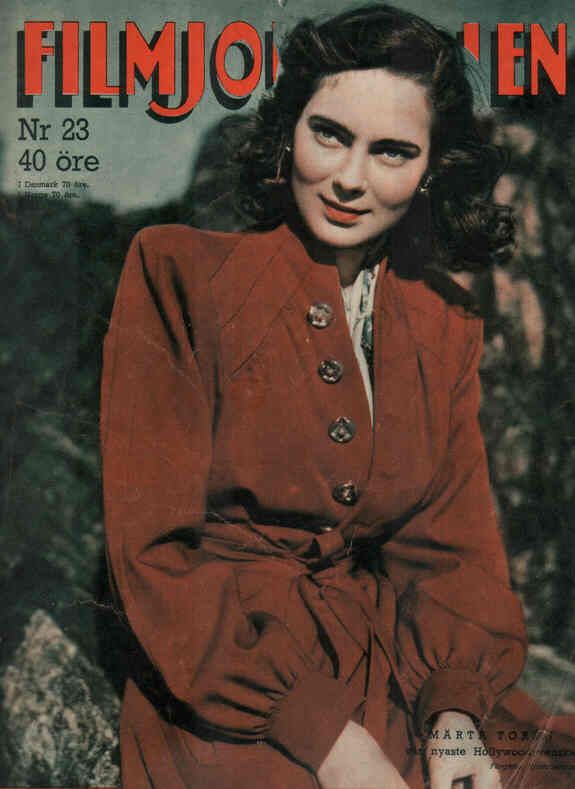 FILMJOURNALEN magazine side cover Issue 23  1947