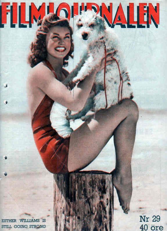 FILMJOURNALEN magazine side cover Issue 29  1947