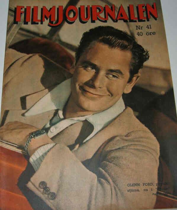 FILMJOURNALEN magazine side cover Issue 41  1947