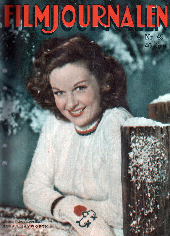 FILMJOURNALEN magazine side cover Issue 49  1947