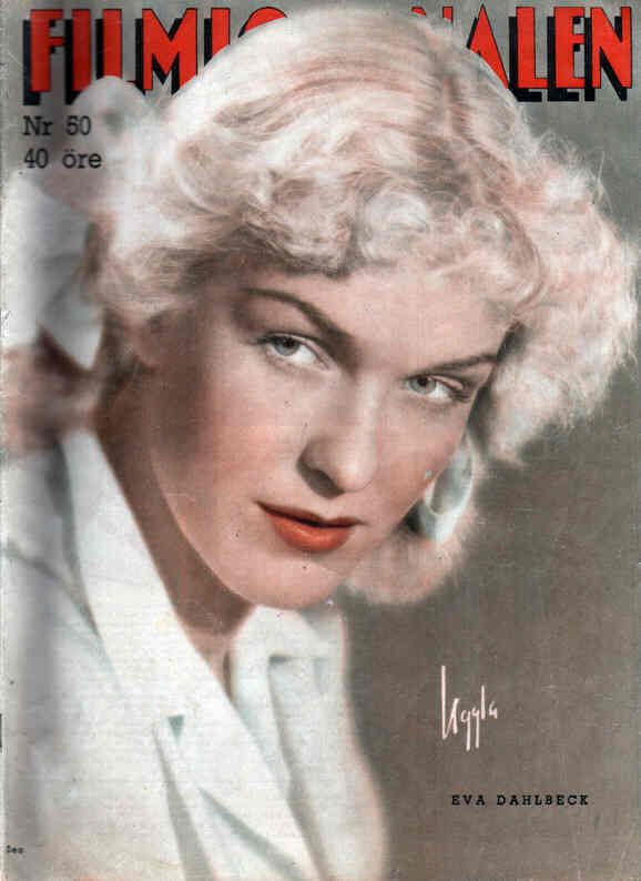 FILMJOURNALEN magazine side cover Issue 50  1947