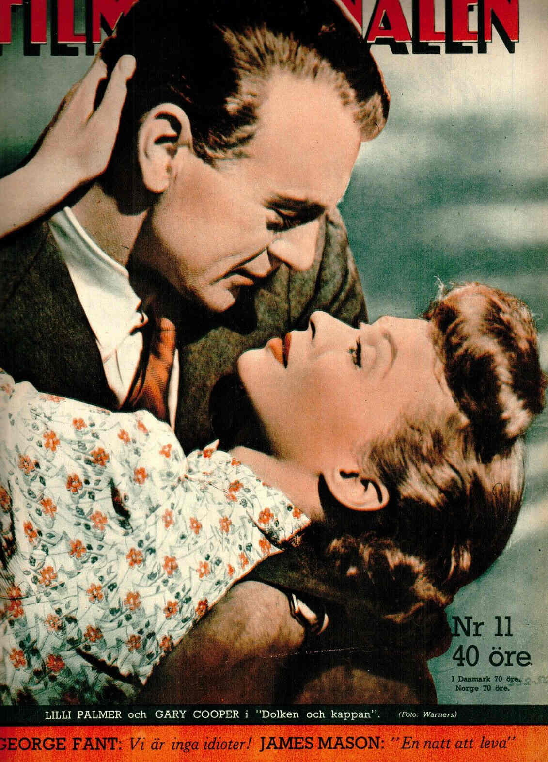 FILMJOURNALEN magazine side cover Issue 11  1947