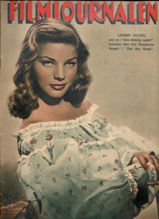 FILMJOURNALEN magazine side cover Issue 2  1947