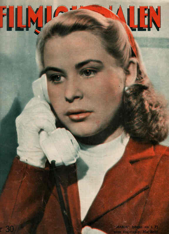FILMJOURNALEN magazine side cover Issue 30  1947