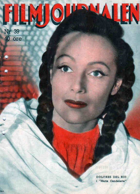 FILMJOURNALEN magazine side cover Issue 39  1947