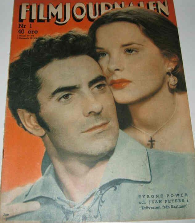 FILMJOURNALEN magazine side cover Issue 1  1948