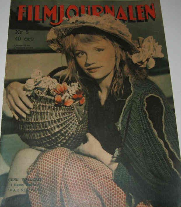 FILMJOURNALEN magazine side cover Issue 5  1948