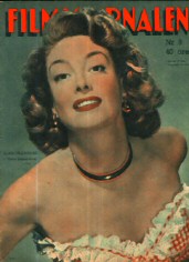 FILMJOURNALEN magazine side cover Issue 8  1948