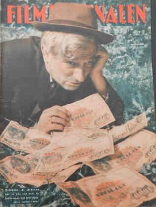 FILMJOURNALEN magazine side cover Issue 47  1948