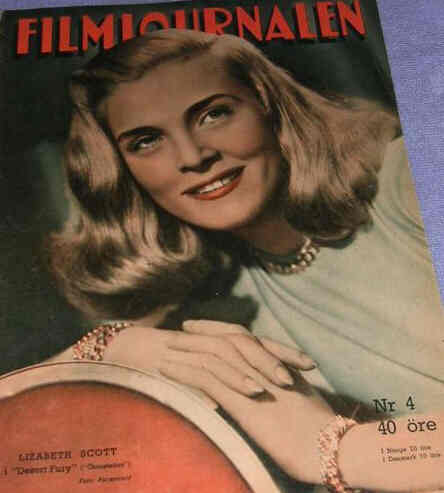 FILMJOURNALEN magazine side cover Issue 4  1948