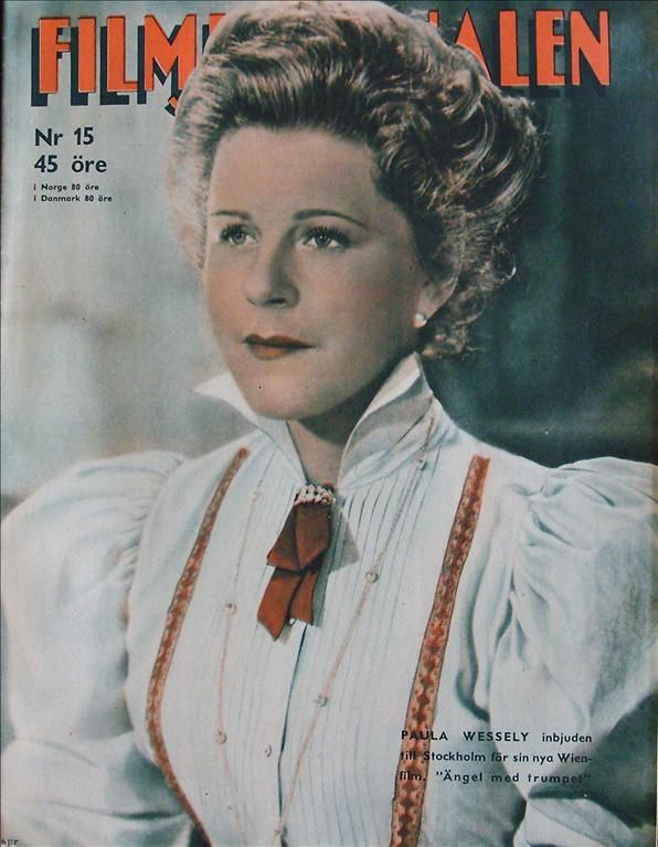 FILMJOURNALEN magazine side cover Issue 15  1949