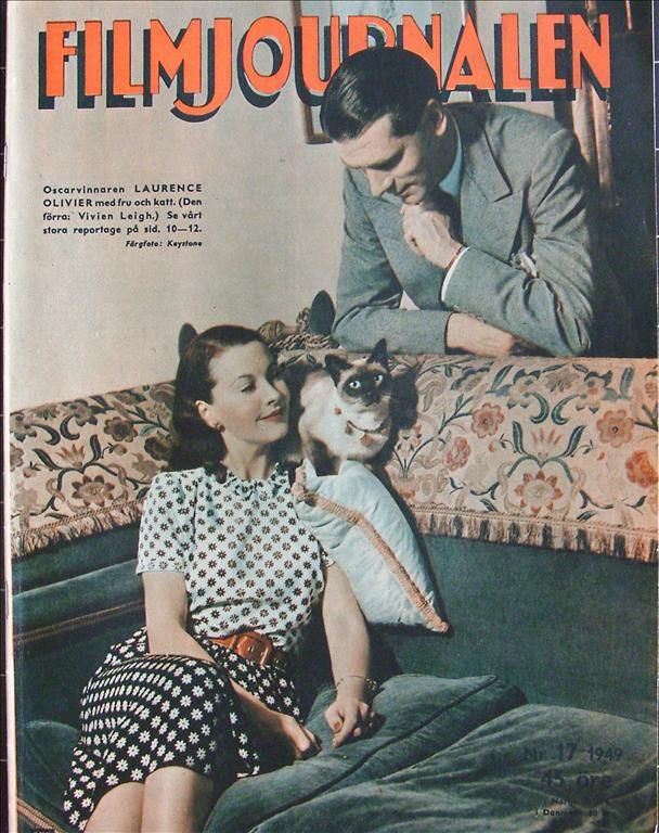 FILMJOURNALEN magazine side cover Issue 17  1949