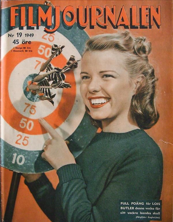 FILMJOURNALEN magazine side cover Issue 19  1949