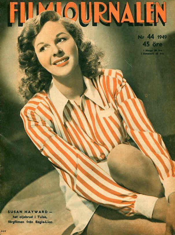 FILMJOURNALEN magazine side cover Issue 44  1949