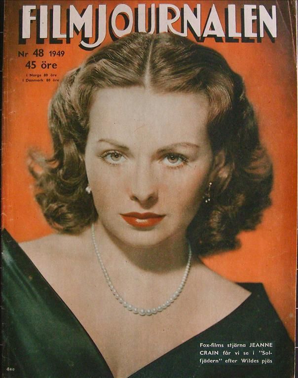 FILMJOURNALEN magazine side cover Issue 48  1949